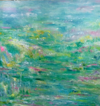 Linda Franklin Meadow Springs, 2018 Acrylic on canvas 90 x 90 cm