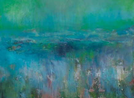 Debra Royston Through The Fields Oil on canvas 60 x 80 cm