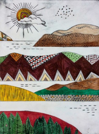 Devi Singh Norwegian Dream Etching 40 x 30 cm Edition of 14