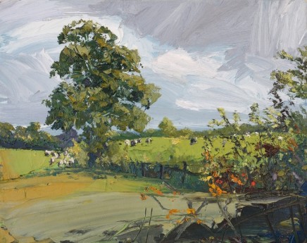 Robert Newton Sycamore Tree Oil on linen 36 x 46 cm