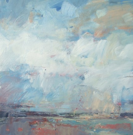 Andrew Kinmont Across The Plains Oil on canvas 50 x 50 cm