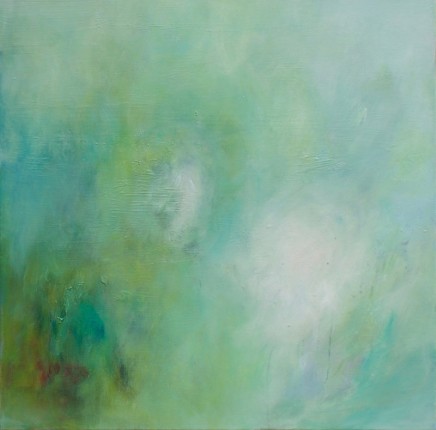 Debra Royston Daydreaming Oil on canvas 60 x 60 cm