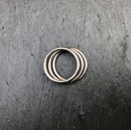 Daya Daya Designs Eco Silver Stacking Rings 925 Eco Silver 2 mm Hand Crafted