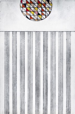 Devi Singh Moon & Sea Etching Edition of 14 32 x 20 cm