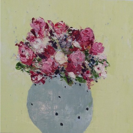 Lorraine Wake Present Oil on canvas 40 x 40 cm