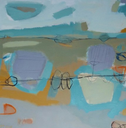 Stephanie Stow Whatever the Weather Acrylic on canvas 60 x 60 cm