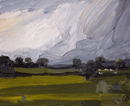 Robert Newton Passing Storm Oil on canvas 24 x 30 cm