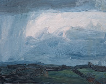 Robert Newton Looking West Oil on Panel 24 x 30 cm