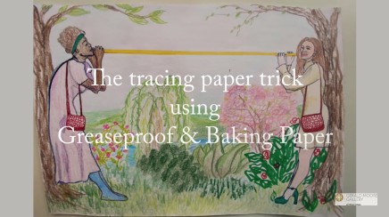 Tracing paper trick