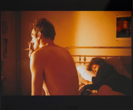Nan Goldin, Nan and Brian in bed, NYC, 1983 Cibachrome print 60 x 80 cm 51 x 61 cm (image)