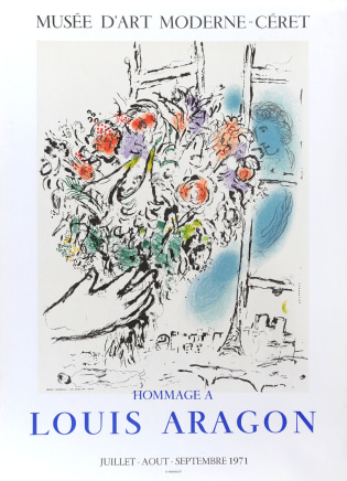 Marc Chagall Hommage à Louis Aragon £700