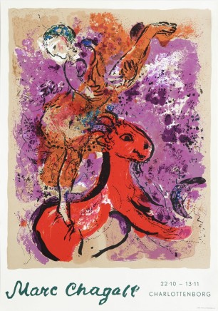 Marc Chagall Woman Circus Rider on a Red Horse - Charlottenborg £1,200