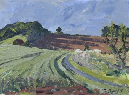 Rob Churchill Evening fields, Bredon Hill