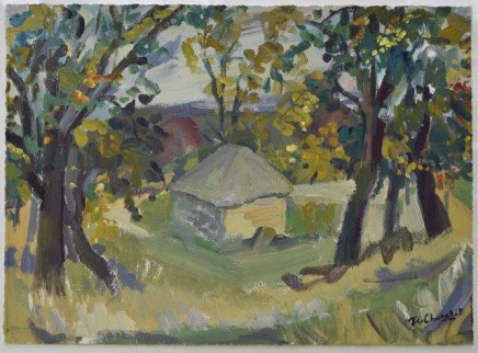 Rob Churchill Manger in the Orchard, Autumn