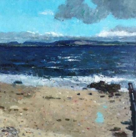 John Kingsley PAI RSW, Bowmore from Bruichladdich, Islay