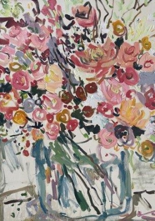 Lilia Orlova-Holmes, A Vase of Spring Flowers