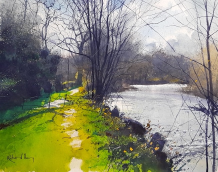 Richard Thorn RI SWAc , The River Path, the River Teign