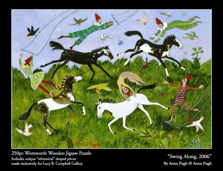 Anna Pugh Jigsaw Puzzle OUT OF STOCK, 'Swing Along' - 250 piece puzzle