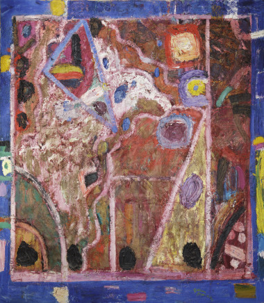Gillian Ayres Where The Cymbals Of The Rhea Played 1986 1987 Oil On Canvas 244 210 Cm