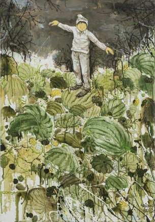 李继开 Li Jikai 暗夜西瓜地 Dark Night Watermelon Field, 2022