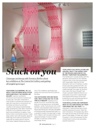 Veronica Herber: 'Stuck on You' | Cityscape July 2018
