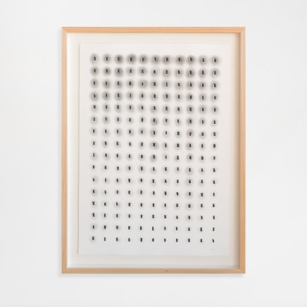 Veronica Herber Silence in the Pouring Rain, 2020 Washi tape, graphite on Fabriano paper