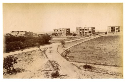 Antoin Sevruguin, Buildings belonging to the Indo-European Telegraph Co., Port of Bushehr, Late 19th Century