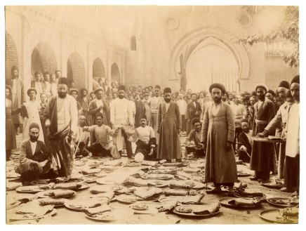 Antoin Sevruguin, A group of butchers at the British embassy, Early 20th Century