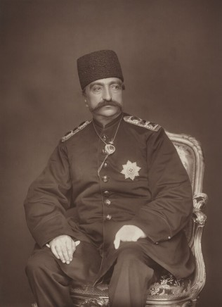 Herbert Rose Barraud, Naser al-Din Shah Qajar, 1889