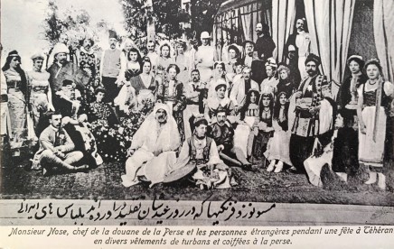 Not known, Josef Naus and a group of other foreign nationals at a party in Tehran, Late 19th Century, early 20th Century