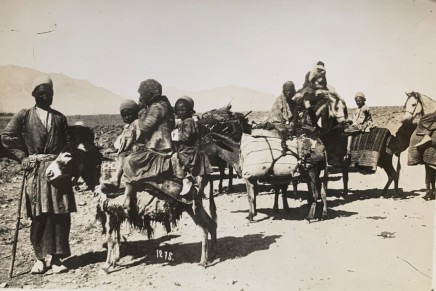 Antoin Sevruguin, A caravan of donkeys, Early 20th Century