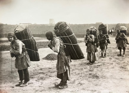 Antoin Sevruguin, A group of Persian hummals (porters), Late 19th Century, early 20th Century