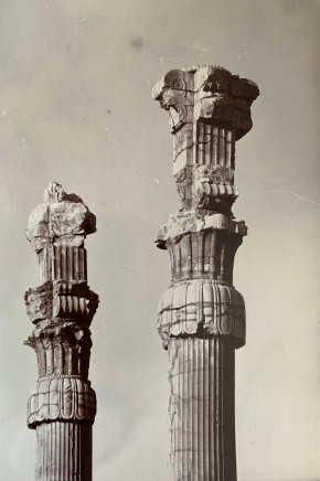 Ernst Herzfeld, Gate of All Lands, Two Standing Columns of Stone, Persepolis, 1923-28