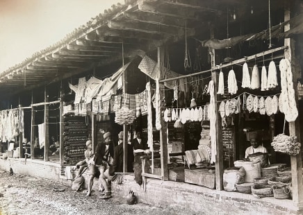 Antoin Sevruguin, A bazaar in Rasht, Late 19th Century, early 20th Century