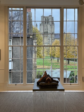 Lying Figure Bronze, oil paint 110 x 42 x 18 cm Edition 1 of 5
