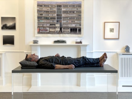 Lying Figure Bronze, oil paint 110 x 42 x 18 cm Edition 1 of 5