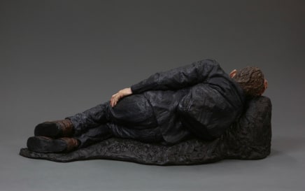 Cradle, 2020 Bronze, oil paint Edition 2 of 5 70 x 29 x 30cm