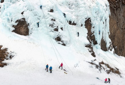 Scott Conarroe, Ice Climbing 2, Enstligenalp, 2020