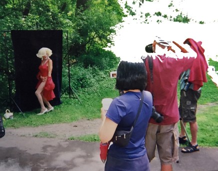 Outdoor photo shoot