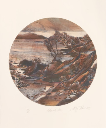 Stanley Palmer, Rocks and Sea, 1972