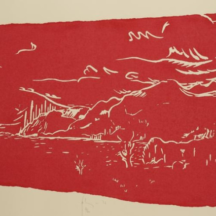 Barry Flanagan, The Abbey, 1976, Ed. 30 of 60, 38 x 56 cm