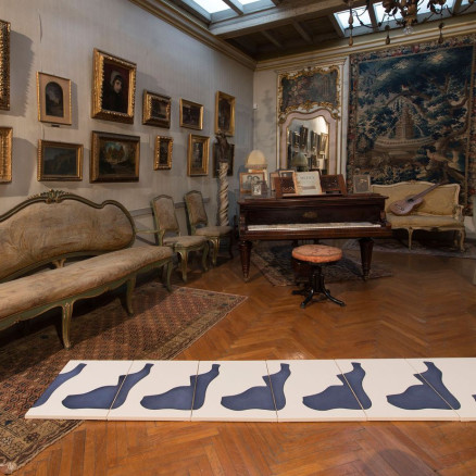 Landon Metz, exhibition view at Museo Pietro Canonica, Roma 2018, photo credit Giorgio Benni.