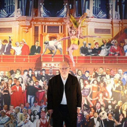 Sir Peter Blake unveils mural masterpiece