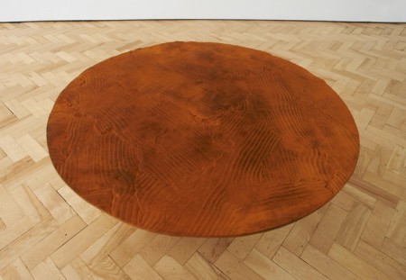 <span class="artist"><strong>Peter Marigold</strong></span>, <span class="title"><em>Wooden Table (Cast Iron)</em>, 2014</span>