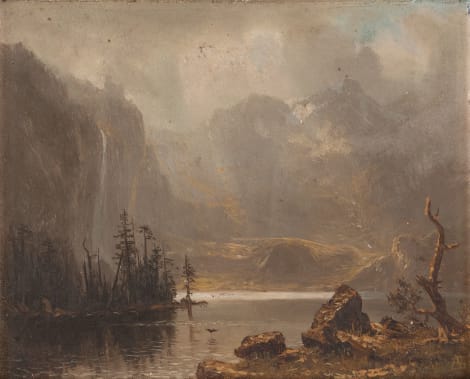 Albert Bierstadt Mountain Landscape, undated