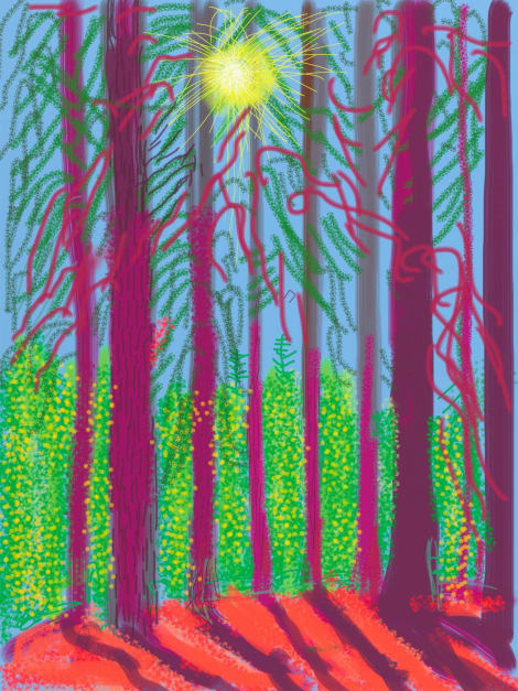 David Hockney Yosemite series