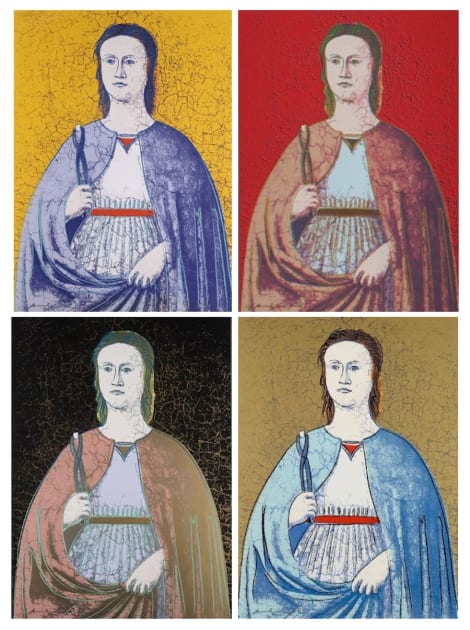 Andy Warhol Saint Apollonia Portfolio (F & S II.330 - 333), Facts | History | Meaning