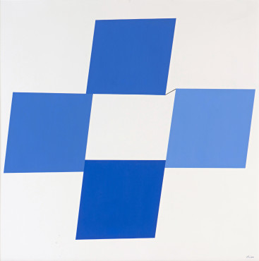 <span class="artist"><strong>Geneviève Claisse</strong></span>, <span class="title"><em>Quark Bleu III</em>, 1976</span>