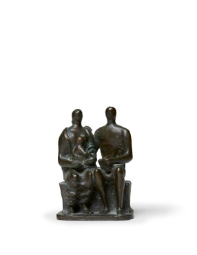<span class="artist"><strong>Henry Moore</strong></span>, <span class="title"><em>Family Group</em>, 1956</span>