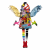 "Artwork titled 'Angel Cake' by British artist Lhouette, featuring vibrant colors and intricate design elements."